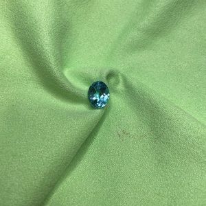 3.35 Carat Faceted Blue Topaz